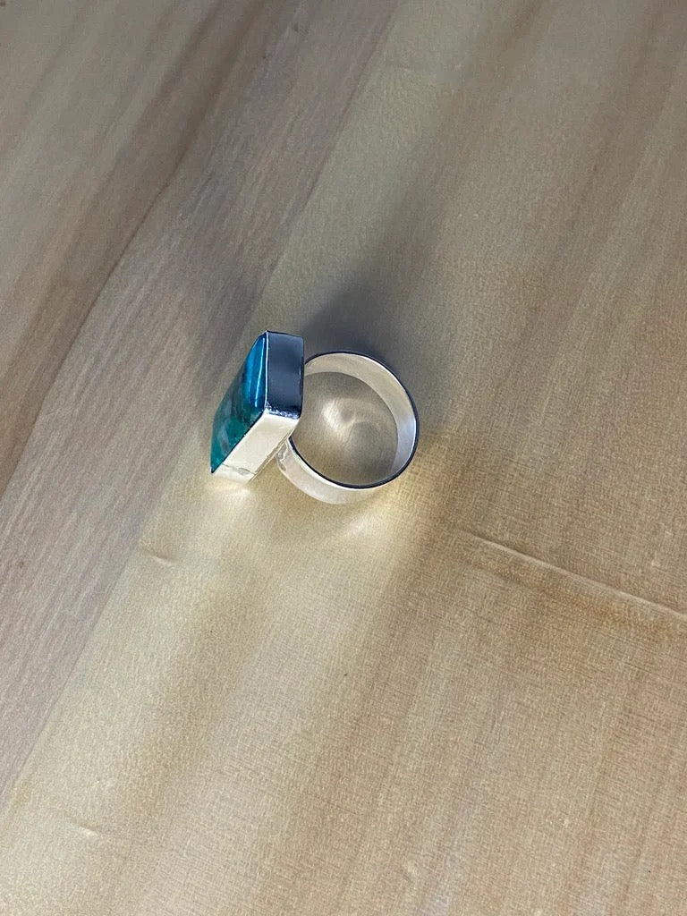 Green Jasper Ring