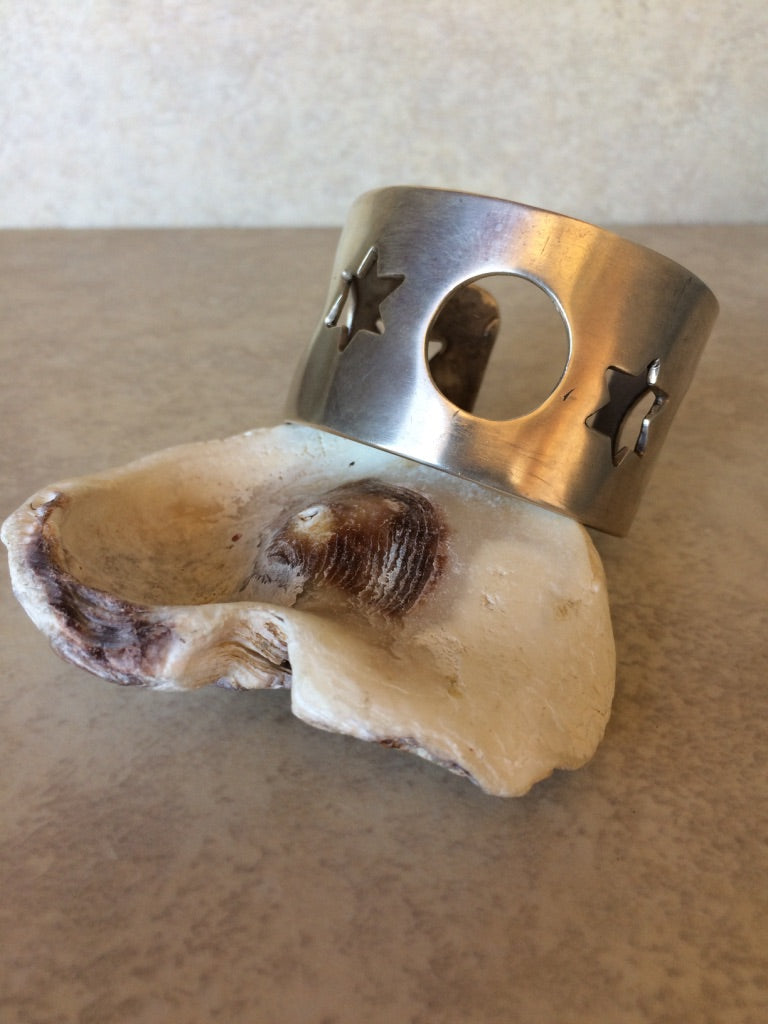 Sterling Silver Sun Moon Stars Cuff