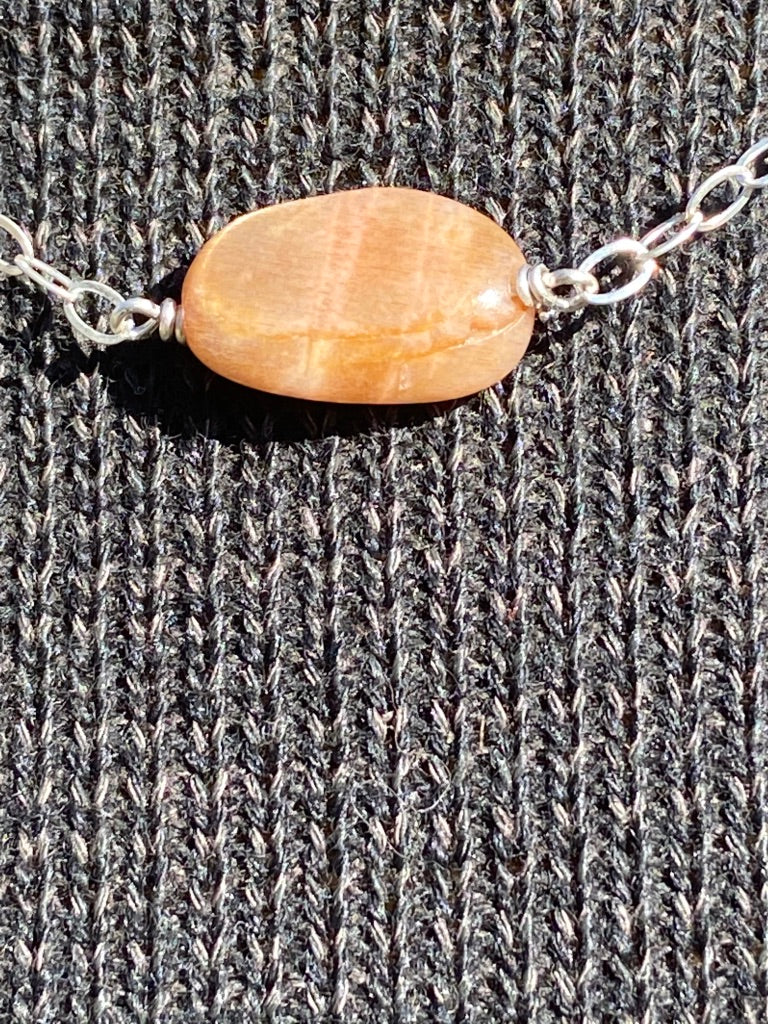 Sunstone Crystal Necklace