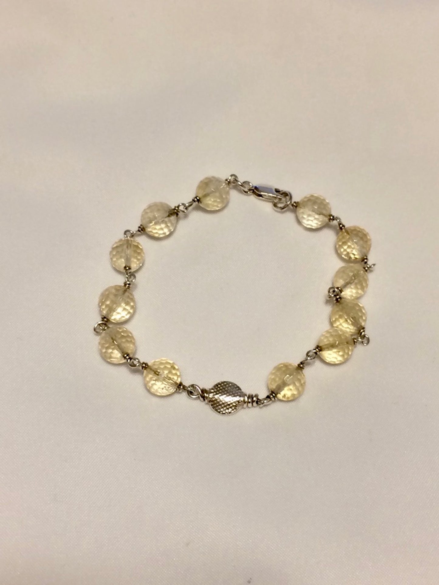 Citrine Chain Bracelet