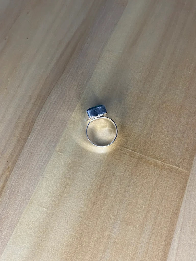 Green Jasper Ring