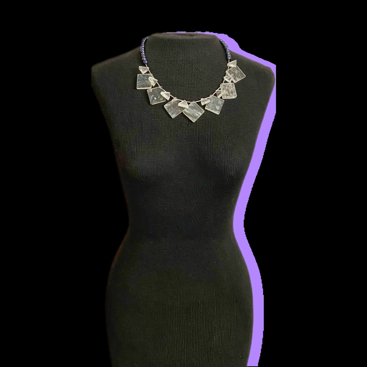 Quartz & Pearl Necklace