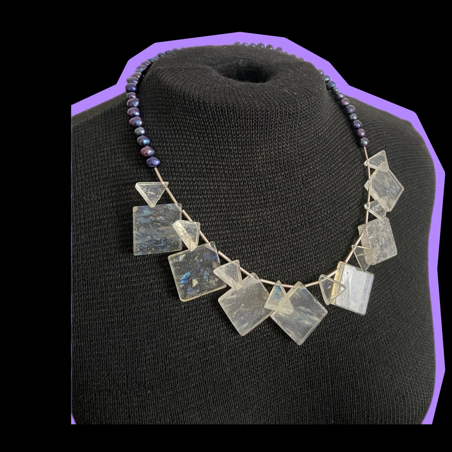 Quartz & Pearl Necklace